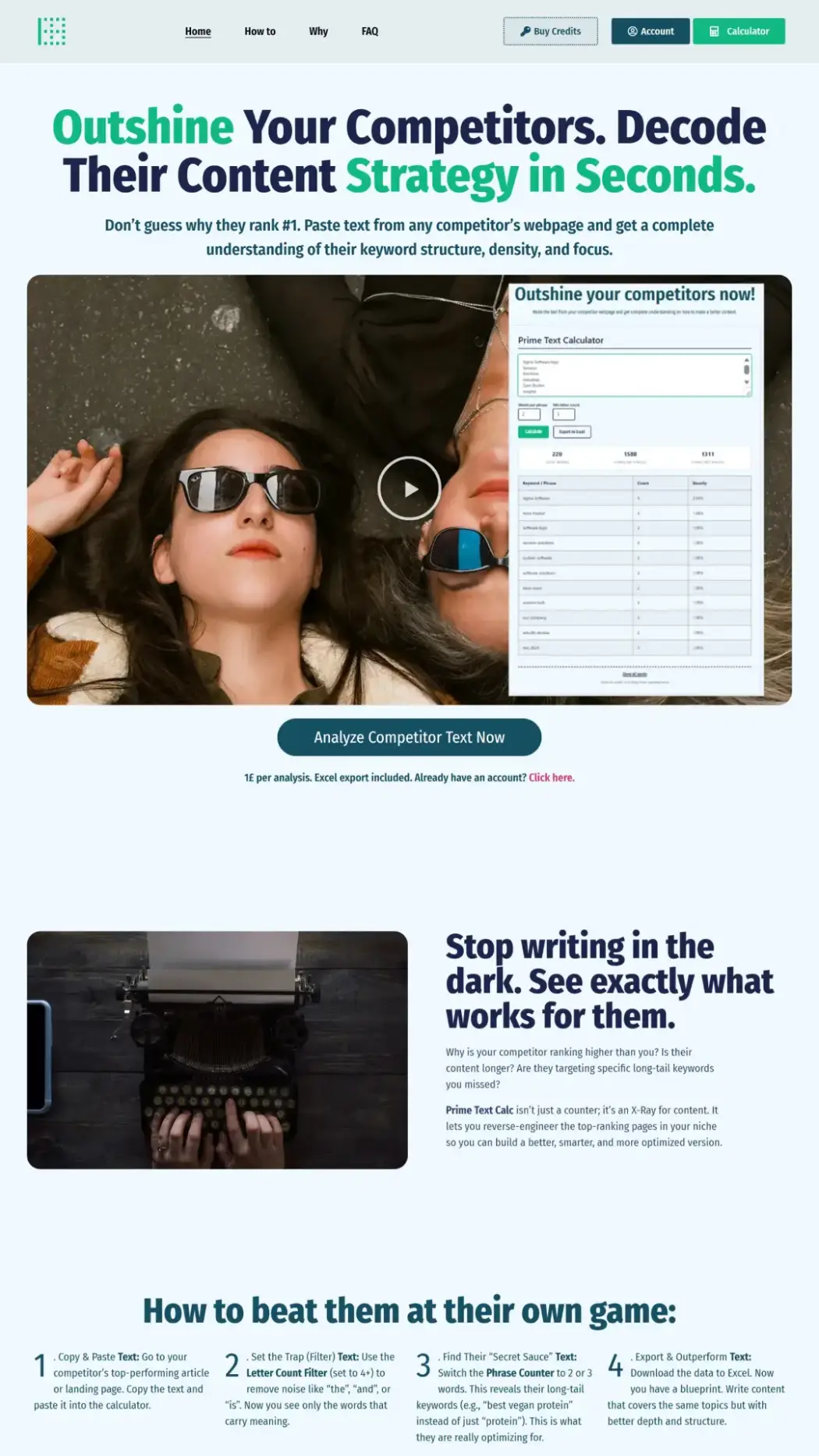 Screenshot of a PrimeText Solutions website made by digital agency City Profit